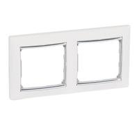Legrand Marco 2 Elem Blanco Plata Valena 770492