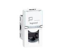 Legrand mosaic - Toma rj45 categoria 5e utp 1 módulo blanco
