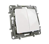 Legrand Interruptor doble para escaleras Niloe 764502 2185 10 A multicolor