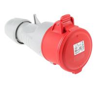 Legrand P17 Tempra Pro Conector de alimentación hembra rojo 3P + N + E, 415 V/32 A, montaje de cable IP44