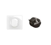 LEGRAND - Pack de arranque para iluminación conectada Céliane with Netatmo - 1 interruptor conectado con opción de variación + 1 puerta de enlace de conexión - blanco esmaltado