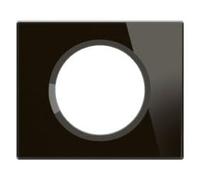 LEGRAND - Placa Céliane - Placa de acabado para enchufes e interruptores Céliane - 1 poste - Cristal ónix negro
