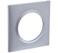 Legrand - Placa de acabado Dooxie de 1 estación en acabado aluminio