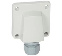 LEGRAND, Plexo 069850L - Salida de cable para ambientes húmedos (12-25 mm, 20-32 A, 250 V, IP55 - IK07, resistente al polvo y a la suciedad), color gris