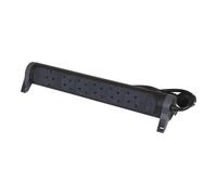 Legrand Premium Soporte Giratorio Multienchufe 6x2P+A 1,5m Negro (Enchufe Europeo) - 694534 [5 Piezas]