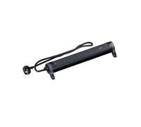 LEGRAND Regleta de enchufes, Base múltiple Premium con 3 Tomas 2P+T y USB C+C, Giratoria, Interruptor, Cable 1,5m, Negro y Gris Oscuro 694442