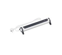 LEGRAND Regleta de enchufes, Base múltiple Premium con 5 Tomas 2P+T y USB C+C, Giratoria, Interruptor, Cable 1,5m, Blanco y Gris Oscuro 694441