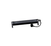 LEGRAND Regleta de enchufes, Base múltiple Premium con 5 Tomas 2P+T y USB C+C, Giratoria, Interruptor, Cable 1,5m, Negro y Gris Oscuro 694443