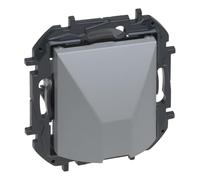 LEGRAND Salida de cable componible empotrada, Niloé Step, Aluminio, 398210B | Salida de cable componible para instalación empotrada, Gama Niloé Step, Color Aluminio, 398210B