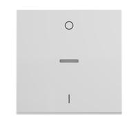 LEGRAND, SEANO 765110 - Interruptor de 2 pines con ventana de iluminación, incluye símbolo O/I (apagado/encendido), cubierta del interruptor, placa basculante, color: blanco