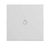 LEGRAND, SEANO 765113 - Interruptor basculante con símbolo de luz para interruptor de cambio, pulsador e interruptor de cruz, cubierta de interruptor, placa basculante, color antracita lacado