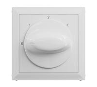 LEGRAND, SEANO 765132 - Cubierta para interruptor de 3 niveles con posición cero (0, 1, 2, 3), tres modos de funcionamiento diferentes, color: ultrablanco, 765132