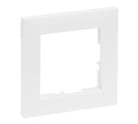 LEGRAND, Seano 765171 - Marco de 1 compartimento (termoplástico, sin halógenos, dimensiones: 87 x 87 mm), color blanco