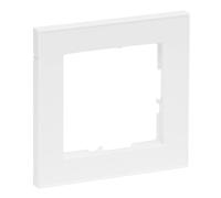 LEGRAND, Seano+ 765181 - Marco de 1 vía, termoplástico sin halógenos, producción y embalaje sostenibles, color blanco