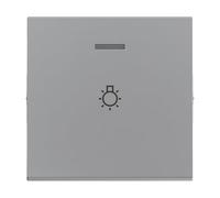 LEGRAND, SEANO 765216 - Interruptor basculante con símbolo de luz para interruptor iluminado, pulsador e interruptor de cruz, cubierta de interruptor, placa basculante, color blanco