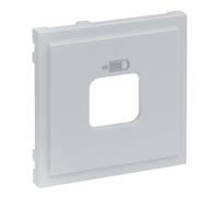 Legrand, SEANO 765227 - Cubierta para enchufes de carga USB C y C+C, cargador de smartphone, 3000 mA en un dispositivo o 1500 mA por salida, color: aluminio lacado, 765227