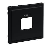 LEGRAND, SEANO 765327 - Cubierta para enchufes de carga USB C y C+C, cargador de smartphone, 3000 mA en un dispositivo o 1500 mA por salida, color negro lacado