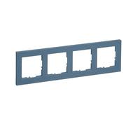 LEGRAND, Seano+ 765584 - Marco de 4 vías, termoplástico sin halógenos, producción y embalaje sostenibles, color petróleo