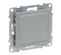 LEGRAND, SEANO 765701 - Tapa ciega para uso de aplicaciones del programa de conmutación Mosaic, adaptador de mosaico, placa de cubierta, panel de interruptor, color: aluminio lacado, 765701