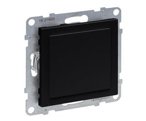 LEGRAND, SEANO 765801 - Tapa ciega para uso de aplicaciones del programa de conmutación Mosaic, adaptador de mosaico, placa de cubierta, panel de interruptor, color negro lacado