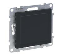 LEGRAND, SEANO 765901 - Tapa ciega para uso de aplicaciones del programa de conmutación Mosaic, adaptador de mosaico, placa de cubierta, panel de interruptor, color antracita lacado, 765901