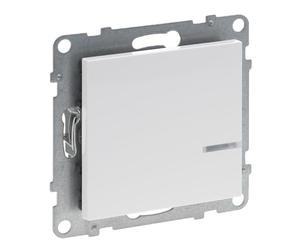 LEGRAND, SEANO with Netatmo Interruptor con opción de atenuación sin conductor N, montaje en caja de pared hueca, Home + Control App, Smart Home, 230 V, 1,3 A, compensador incluido (040149), color: