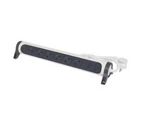 Legrand Toma Automática Premium 6x2P Con Tierra 1,5m Negro-Blanco (Enchufe Europeo) - 049441 [5 Piezas]