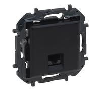 LEGRAND Toma RJ45 CAT6 UTP componible para instalación empotrada, Gama Niloé Step, Color Antracita, 398258B