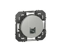 Legrand - Toma RJ45 doble para componer Dooxie - Aluminio