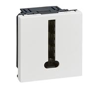 Legrand - Toma telefónica en forma de T 8 contactos 2 módulos para componer Mosaico - Blanco
