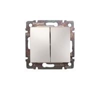 Legrand Valena 770105 - Vl-Int Doble 1P 10A Alum