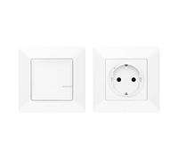 LEGRAND, Valena Life with Netatmo 752154 - Kit de radio preconfigurado (3680 W) + transmisor de pared inalámbrico, indicador LED de estado de la batería, extensión de instalación estándar