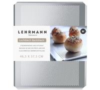 LEHRMANN Bandeja perforado 46,5 x 37,5 cm para horno Compatible con/reemplazo para Bosch Neff y Siemens
