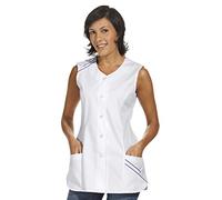 Leiber - Casaca para mujer, ideal como uniforme, sin mangas, varios colores Weiß 38