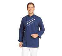 Leiber Chaqueta de cocinero para hombre 12/1224/04 Azul marino 60