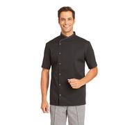 Leiber Chaqueta de cocinero para hombre conit 1/2 manga 12/2542/10 Negro 44