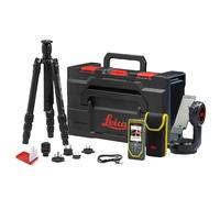 Leica DISTO X6 Pack - Medidor láser IP65 con cámara Digital,Bluetooth y P2P | Mide puntos inaccesibles con tecnología P2P. Incluye DISTO X6 con IP65, adaptador DST 360 X, trípode TRI 120