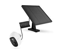 LEICKE Panel Solar Compatible con EZVIZ C3A Cámaras de Seguridad IP inalámbricas Exterior con Batería, Resistente a la Intemperie, Montaje Ajustable, Fuente de Alimentación Constante | 3,60 m cable