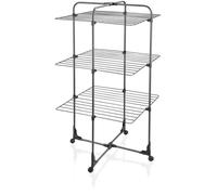 Leifheit 270 Classic Negro - Tendedero de torre con 27 m de espacio de secado