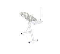 Leifheit 72567 Tabla de planchar Air Board Express L Solid para estación de vapor, tabla de planchado con funda de algodón, mesa de planchar ultraligera