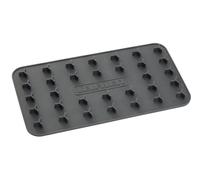 Leifheit Alfombrilla para plancha 72691 de silicona antideslizante resistente al calor 25,5x14 cm gris