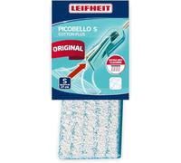 Leifheit Bayeta Picobello M Cotton Plus, Algodón 27 cm | Mezcla de algodón y fibra Supra, para piedra y baldosas, compatible con mopa Picobello plus Piccolo, lavable a 40 °C