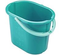 Leifheit Cubo Picobello Ovalado - 10 Litros de Capacidad, Ideal para Mopa de Suelo Picobello, Mediano Con Asas Laterales, Apilable