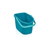 Leifheit Cubo POWER CLEAN M, cubo rectangular de gran calidad y durabilidad, combinable con escurridor POWER CLEAN, cubo mediano, 10 litros, cubo apilable