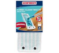 Leifheit Funda de lavado Clean Twist/Combi M micro dúo – microfibra, superabsorbente, lavable