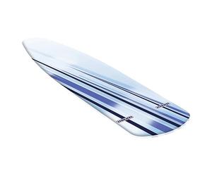 Leifheit Funda de Recambio Air Active M, Permeable al Vapor | Algodón con muletón de espuma, ajuste con cordón y tirante, compatible con Air Active y StarLine, blue stripes