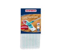 Leifheit Funda de recambio Clean Twist M Ergo micro dúo, funda de microfibra lavable para mopa superabsorbente, funda de mopa fregona para suelos lisos