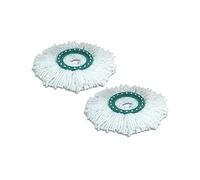 Leifheit Cabezales de repuesto para disco Ersatzkopf Mop Juego 2 Microfibra Blanco 44,5 x 35 x 27 cm