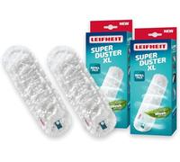 Leifheit Fundas para Plumero SUPERDUSTER XL, Microfibra 360°, 2 Unidades