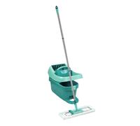 Leifheit - Juego de fregona y cubo Profi con escurridor a pie y ruedas 55096
